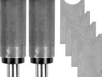 Performance 2.5 Inch Smooth Body Pin Top Bump Stop Sets - 2 Inch Stroke Trail Gear