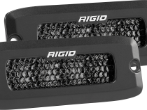 Spot Diffused Midnight Flush Mount Pair SR-Q Pro RIGID Industries