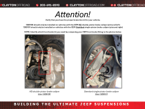 Jeep Front Brake Lines 2018+, JL/JT Clayton Off Road