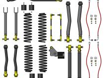 Jeep Wrangler 2.5 Inch Premium Lift Kit For 07-18 JK Clayton Off Road