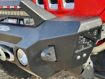Shorty Front Bumper With Winch Plate For 18-25 Jeep Wrangler JL 2-4 Door 20-25 Gladiator