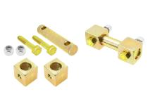 Shock Bar Pin Eliminator Kit 97-06 Wrangler TJ/LJ/XJ/MJ Front Pair RockJock 4x4