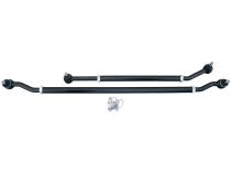 Currectlync Modular Extreme Duty Steering System Right Hand Drive 07-18 Wrangler JK Bolt-On 1 5/8 Inch Diameter Tie Rod/Drag Link Heavy Duty Steering Stabilizer Shock Mounting Kit RockJock 4x4