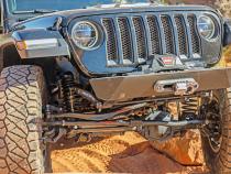 Currectlync JL/JT High Steer Kit for Ram Assist Incl Knuckles Drag Link Tie Rod Trac Bar Reloc/Ram Mount Axle Bracket Ram Assist Tie Rod Clamp